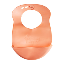 Tommee Tippee Roll 'n' Go műanyag etető előke - Terrakotta előke