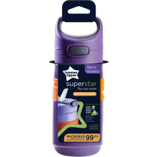 Tommee Tippee sport palack szívószállal, 500 ml lila babaétkészlet