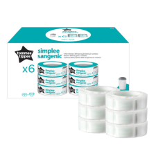 Tommee Tippee utántöltõ Sangenic Simplee 6 db-os pelenkatartó vödör