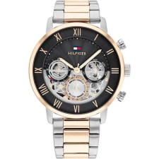  Tommy Hilfiger férfi karóra Legend 41 mm rozéarany-ezüst WR50 karóra