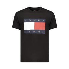 Tommy Hilfiger FÉRFI RÖVID UJJÚ PÓLÓ FEKETE