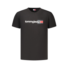 Tommy Hilfiger FÉRFI RÖVID UJJÚ PÓLÓ FEKETE