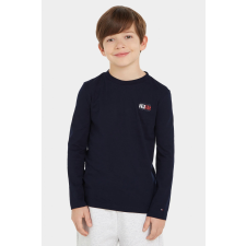 Tommy Hilfiger gyerek blúz KB0KB08627 152 CM Sötétkék 12 év gyerek póló