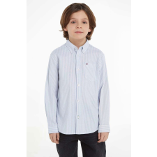 Tommy Hilfiger gyerek ing KB0KB08517 152 CM 12 év Fehér/Levendula kék gyerek blúz