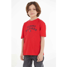 Tommy Hilfiger gyerek póló KB0KB08548 16 év 176 CM Piros gyerek póló