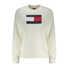 Tommy Hilfiger NŐI CIPZÁRAS PULÓVER FEHÉR