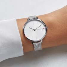 Tommy Hilfiger női ezüst óra karóra /kac karóra