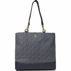  Tommy Hilfiger női Joy Monogram kék tote táska