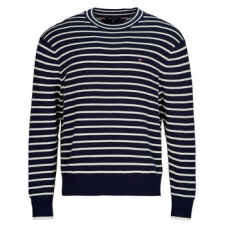 Tommy Hilfiger Pulóverek BRETON STRUCTURE CREW NECK Tengerész EU L férfi pulóver, kardigán