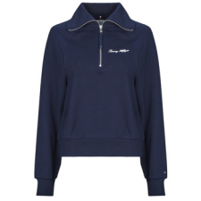 Tommy Hilfiger Pulóverek CLASSIC SCRIPT FLEECE HALF-ZIP Tengerész EU L női pulóver, kardigán