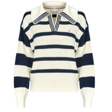 Tommy Hilfiger Pulóverek CO CARDI STITCH OPEN POLO SWT LS Bézs EU XS