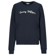 Tommy Hilfiger Pulóverek MDRN REG SCRIPT SWEATSHIRT Tengerész EU M női pulóver, kardigán