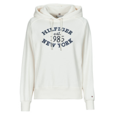 Tommy Hilfiger Pulóverek MDRN REG VARSITY HOODIE Fehér EU S női pulóver, kardigán