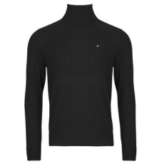 Tommy Hilfiger Pulóverek PIMA ORG CTN CASHMERE ROLL NECK Fekete EU M