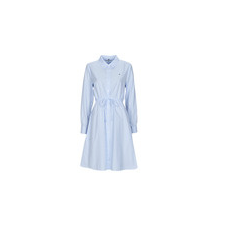 Tommy Hilfiger Rövid ruhák ITHAKA KNEE SHIRT-DRESS LS Kék FR 40 női ruha