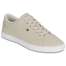 Tommy Hilfiger Rövid szárú edzőcipők TH LOW PROFILE VULC CANVAS Bézs 40