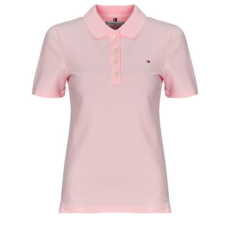 Tommy Hilfiger Rövid ujjú galléros pólók 1985 SLIM PIQUE POLO SS Rózsaszín EU S
