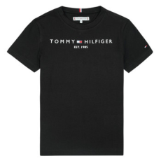 Tommy Hilfiger Rövid ujjú pólók ESSENTIAL TEE S/S Fekete 14 éves