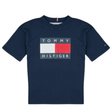 Tommy Hilfiger Rövid ujjú pólók HERITAGE PRINTED FLAG T-SHIRT Tengerész 4 éves gyerek póló