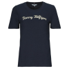 Tommy Hilfiger Rövid ujjú pólók REG SCRIPT C-NK SS Tengerész EU XS