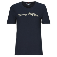 Tommy Hilfiger Rövid ujjú pólók REG SCRIPT C-NK SS Tengerész EU XS női póló