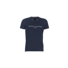 Tommy Hilfiger Rövid ujjú pólók TOMMY FLAG HILFIGER TEE Tengerész EU M férfi póló