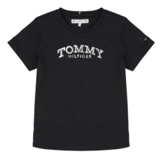 Tommy Hilfiger Rövid ujjú pólók TOMMY FOIL TEE SS Fekete 16 éves
