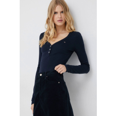 Tommy Hilfiger , Slim fit modális keverék blúz, sötétkék, 2XL