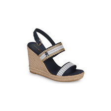Tommy Hilfiger Szandálok / Saruk GOLDEN WEBBING WEDGE Tengerész 40 női szandál
