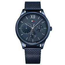 Tommy Hilfiger Tommy Hilfiger Damon férfi karóra, rozsdamentes acél, kék, 44 mm karóra