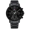 Tommy Hilfiger Tommy Hilfiger Daniel férfi fekete 45 mm rozsdamentes karóra WR50