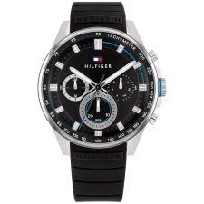 Tommy Hilfiger Tommy Hilfiger férfi karóra, fekete számlap, quartz, 44 mm, WR50 karóra