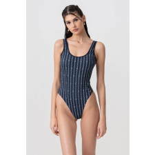 Tommy Hilfiger UW0UW05905 S INTL kék színű egydarabos fürdőruha fürdőruha, bikini