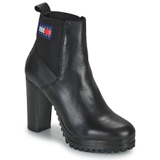 Tommy Jeans Bokacsizmák Essentials High Heel Boot Fekete 36 női csizma, bakancs