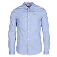 Tommy Jeans Hosszú ujjú ingek TJM ORIGINAL STRETCH SHIRT Kék EU L