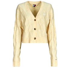 Tommy Jeans Mellények / Kardigánok TJW HTR CABLE CARDIGAN Bézs EU S