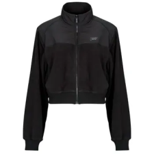 Tommy Jeans Polárok TJW FABRIC MIX FLEECE ZIP THRU Fekete EU XS női pulóver, kardigán
