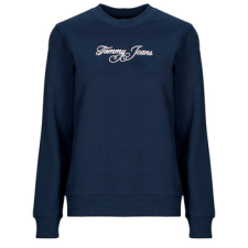 Tommy Jeans Pulóverek TJW REG ESS LOGO 1 CREW EXT Tengerész EU S női pulóver, kardigán