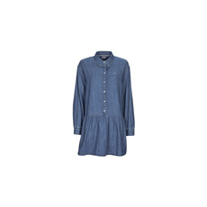 Tommy Jeans Rövid ruhák TJW CHAMBRAY SHIRT DRESS Kék EU L