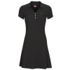 Tommy Jeans Rövid ruhák TJW F F RIB POLO DRESS EXT Fekete EU S