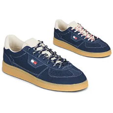 Tommy Jeans Rövid szárú edzőcipők MU THE GREENWICH EDGE SUEDE Tengerész 40