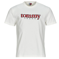 Tommy Jeans Rövid ujjú pólók TJM REG APPLIQ GRAPHIC SS T EXT Fehér EU S
