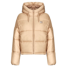 Tommy Jeans Steppelt kabátok TJW HOODED PUFFER JACKET Bézs EU L női dzseki, kabát