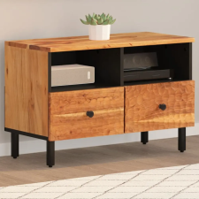  Tömör akácfa TV-szekrény 70 x 33 x 46 cm bútor