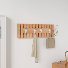 Tömör diófa fali akasztó 42 x 8,5 x 14 cm fürdőszoba kiegészítő
