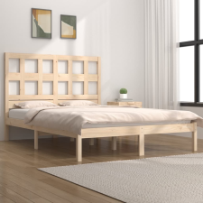 tömör fenyőfa ágy matrac nélkül 135 x 190 cm ágy és ágykellék