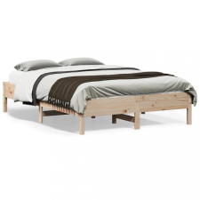  Tömör fenyőfa ágykeret 120 x 190 cm ágy és ágykellék