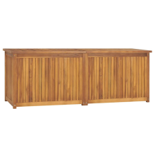 Tömör tíkfa kerti láda 150 x 50 x 55 cm kerti tárolás