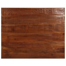  tömör újrahasznosított fa téglalap alakú asztallap 100x80x2,5cm bútor