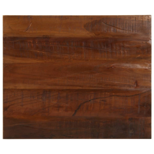  tömör újrahasznosított fa téglalap alakú asztallap 60x50x2,5 cm bútor